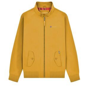 Lambretta Mens Target Shower Resistant Hoodie / Tobacco